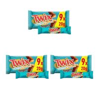 Twix Salted Caramel Milk Chocolate Fingers Biscuit Snack Bars Multipack 9x