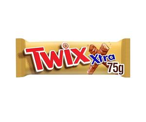 Twix Xtra Milk Chocolate Caramel Biscuit Snack Bar 75g
