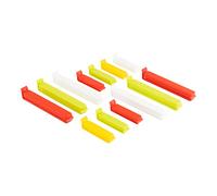 Twixit! Linden Sweden Bag Clips - Set of 13 - Keep Food Fresh, Prevent Spillage - Great for Storage and Organization - Microwave, Freezer and Dishwasher-Safe - BPA-Free