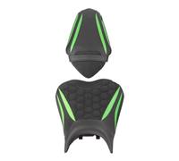Twixral For Kawasaki for Ninja 400 Z400 Front Driver for Seat Cover Rear Passenger Cushion Pillion Cowl Fairing Motorcycle Motorcycle Seat Cover(Green-B)