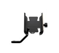 Twixral GPS Navigation Bracket Universal Road Bike Phone Holder For Scooter Motorcycle Aluminum Alloy Adjustable Smartphone Bracket Stand Cradle Cellphone(Mirror Type Black)