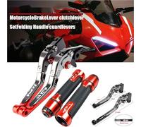 Twixral Motorbike Brake Levers for Ducati for Monster 696 796 695 620 400 Motorcycle CNC Extendable Brakes Clutch Levers(H-2)