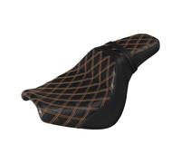 Twixral Motorcycle Driver Passenger Pillion for Seat For Harley Fat Bob Motorcycle Seat Cover(E)