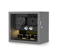 TWIXSTAR Watch Winders for Automatic Watches, Key Lock Watch Winder 4 with 3 Extra Storages,Super Quiet Motor, 4 Modes, Memory Foam Pad, LED Light and AC Adapter,Carbon Fiber Winders for Man and Women