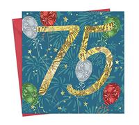 Twizler 75th Birthday Card - 75 Year Old Card - Age 75 Birthday Card - Unisex 75th Birthday Card for Him Her Female Male - Happy Birthday Card Age 75 for Mum Dad Grandad Nan Grandma
