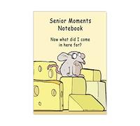 Twizler A5 Notebook - Funny Forgetful Mouse Design - A5 Lined Notebook - Funny Work Notepad - To Do List - Journal - Note Book - Note Pad Shopping List - Grandma - Grandad