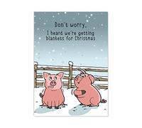 Twizler A6 Notebook - Funny Pigs In Blankets Design - Christmas A6 Lined Pocket Notebook - Work Notepad - Christmas To Do List - Small Journal - Mini Note Book - Note Pad Shopping List