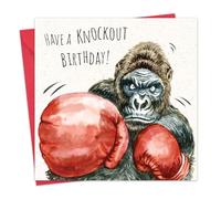 Twizler Boxing Birthday Card - Funny Mens Happy Birthday Card for Him