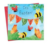 Twizler Easter Card - Cute Bees - Happy Easter Cards for Mum Dad Nan Grandad - Greetings for Son Daughter Grandson Granddaughter Friend