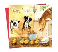 Twizler Easter Card - Cute Ducklings - Happy Easter Cards for Mum Dad Nan Grandad - Greetings for Son Daughter Grandson Granddaughter Friend
