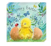Twizler Easter Cards Pack of 3 - Easter Chick Design - Cute Easter Cards Multipack - 3 Pack of Easter Cards - Happy Easter Cards