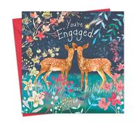 Twizler Engagement Card with Deer - On Your Engagement Card - Engagement Cards for Couples - Engagement Card for Friends - Happy Couple to Be Card - Nearly Married Card