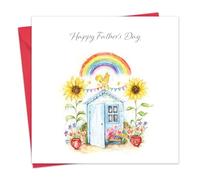 Twizler Father's Day Card for Dad - Garden Shed - Happy Fathers Day Card from Son or Daughter - Daddy Father Day Card