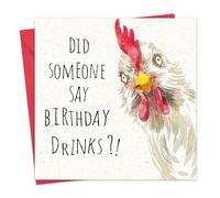 Twizler Funny Birthday Card Chicken - Funny Card Birthday - Happy Birthday Card - Funny Birthday Card Men - Funny Birthday Card Women - Funny Birthday Card for Him or Her
