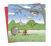 Twizler Funny Card with Hedgehogs - Blank Inside - Humour Happy Birthday Card - Mothers Day - Fathers Day - Valentines - Teenager - Get Well Soon - New Home