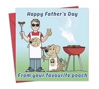 Twizler Funny Father's Day Card from The Dog - Funny Dog Father's Day Card for Dad