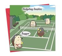 Twizler - Funny Tennis Card - Funny Birthday Card for Men or Women - Blank Card Inside for Him or Her - Dad Happy Birthday Card Mum - Retirement or Anniversary Card Husband or Wife