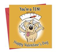 Twizler Funny Valentines Card From The Dog - Humorous Valentine’s Day Card from Dog
