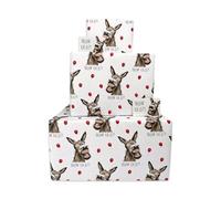 Twizler Happy Birthday Wrapping Paper & Matching Card for Men or Women - Donkey How Old - 6 Sheets & 6 Tags & Matching Card - 70cm x 50cm Folded Sheets - Funny Gift Wrap