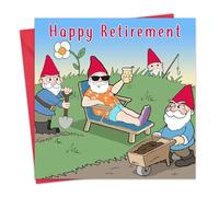 Twizler Retirement Card Retirement Gnomes - Funny Retirement Card