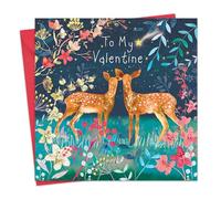 Twizler Valentine's Day Card with Deer - Valentine Card for Husband Wife or Boyfriend Girlfriend - Cute Valentine's Card for Him Her or Fiancé Fiancée Partner