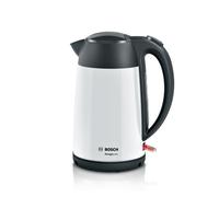 DesignLine TWK3P421GB Stainless Steel Cordless Kettle, 1.7 Litres, 3000W - White & Black