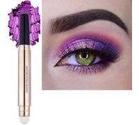 Twlbxmg Eye Shadow on Purple Pencil Eye Makeup Cream Eyeshadow Soft and Shiny Foundation Dark Shine Light Matte Single Base Foundation Palette Gloss Purple #08 1pc