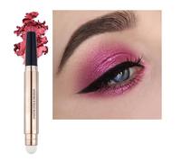 Twlbxmg Eyeshadow Palette 2 in 1 Rose Red and Cream Shimmer Eyeshadow Eyeliner Dark Shadows Bright Pink #06 1 U