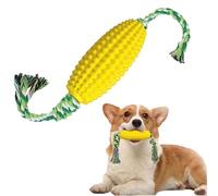 Twlead Dog Toy Teething Corn Stick for Chewing and Dental Care Burns Energy Keeps Pets Entertained (Yellow)