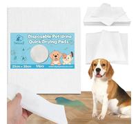 Twlead Puppy Pads,50 Count Disposable Absorb Urine Pad for Cats Dogs Pets,Double-Sided Absorbent Pee Pads for Dogs,Quick Drying Pee Pads for Dogs (Non-Woven Fabric + Polymer)