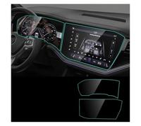 TWMEU Auto Navigation Screen Protector For VW For Touareg 2019 2020 Car GPS Navigation Film LCD Screen Tempered Glass Protective Film Anti-scratch Interior Refit Tempered Glass Screen Protector(2pcs)