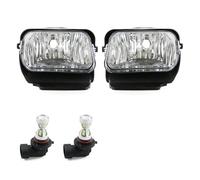 TWMEU Car Front Bumper Fog Light For Chevrolet For Silverado 1500 2500 3500 HD For Classic 2003-2006 Pair Fog Lamp Assembly Front Foglight(S10 LED White)
