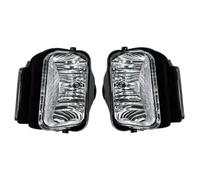 TWMEU Car Front Bumper Fog Light For Chevy For Silverado 1500 2500 3500 HD For Classic 2004-2007 Clear Front Bumper Fog Light Drive Fog Lamp Assembly Front Foglight(1 Pair)