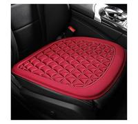 TWMEU Car Seat Covers 3D Suspended Car Seat Cushion Seat Cover With Embossed Pattern Four Seasons General Fit For Most Cars Car Seat Protector(Red square pad)