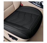TWMEU Car Seat Covers Car Seat Cover PU Leather Seat Cushion Covers Universal Auto Interior Seats Protection Pad Mat Four Seasons Seat Protector(1pc front black)