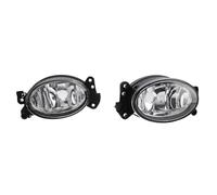 TWMEU For Benz W211 E350 E550 2007-2012 1698201556 1698201656 Fog Lights Cover Pair Front Halogen Fog Lights Lamps Case Without Bulbs Driving Lamp Fog Light