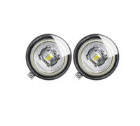TWMEU For Chrysler 300 2007-2009 H10 9005 Car Front Fog Daytime Running Lamp Accessories 2 X LED Fog Light With Angel Eye DRL Driving Lamp Fog Light(White and Red)