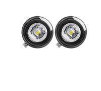 TWMEU For Chrysler 300 2007-2009 H10 9005 Car Front Fog Daytime Running Lamp Accessories 2 X LED Fog Light With Angel Eye DRL Driving Lamp Fog Light(White)