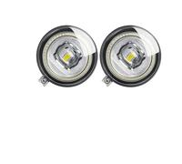 TWMEU For Chrysler 300 2007-2009 H10 9005 Car Front Fog Daytime Running Lamp Accessories 2 X LED Fog Light With Angel Eye DRL Driving Lamp Fog Light(Yellow and Yellow)