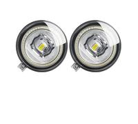 TWMEU For Chrysler 300 2007-2009 H10 9005 Car Front Fog Daytime Running Lamp Accessories 2 X LED Fog Light With Angel Eye DRL Driving Lamp Fog Light(Yellow and Red)