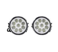 TWMEU For Citroen For Jumpy For Box 2010-2015 Auto Car Fog Lamp 8000LM 30W White Yellow 12V Waterproof LED Fog Light Driving Lamp Fog Light(9 Led White)