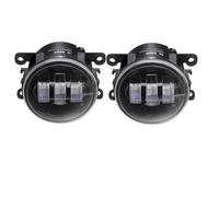 TWMEU For Dodge For Attitude 2015-2023 2 Pcs LED Lens Fog Light Assembly 60W H11 Car Front Fog Lamp DRL Driving Lamp Fog Light(Type 1 White)