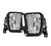 TWMEU For Dodge For Ram 1500 2013 2014 2015 2016 2017 2018 LED Fog Lamp Daytime Running Lights DRL Turn Signal Car Accessoies Driving Lamp Fog Light(Fog DRL White)