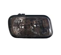 TWMEU For Dodge For Ram 1500 2500 3500 2009-2012 55372735AB 55372734AB Car Front Clear Bumper Fog Light Halogen Fog Lamp Driving Lamp Fog Light(Smoke Shell-Left)