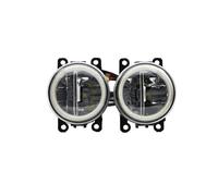TWMEU For JAC N35 For Kangling For X5 For X6 X330 X200 2019-2022 Angel Eyes Halo DRL Driving Lights 2X LED PTF Car Fog Lamp Assembly Driving Lamp Fog Light(BM-*Angel*eye)