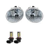 TWMEU For Lexus ES330 2005 2006 Front Bumper Foglight Fog Light Assembly Headlight Halogen 8121142020 8121142050 8121042050 Pair Driving Lamp Fog Light(White LED lamps)