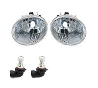 TWMEU For Lexus ES330 2005 2006 Front Bumper Foglight Fog Light Assembly Headlight Halogen 8121142020 8121142050 8121042050 Pair Driving Lamp Fog Light(With S10 White LED)