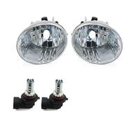 TWMEU For Lexus ES330 2005 2006 Front Bumper Foglight Fog Light Assembly Headlight Halogen 8121142020 8121142050 8121042050 Pair Driving Lamp Fog Light(With M10 White LED)