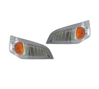 TWMEU For Mitsubishi For Canter For V-Type 2005-2012 Car Front Bumper Fog Light Assembly Turn Signal Light Front Side Indicator Driving Lamp Fog Light(Left and Right)