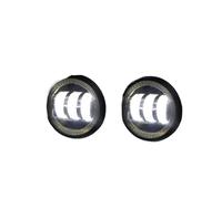 TWMEU For Nissan For Altima For Coupe 2007 2008-2013 2 Pieces Car Right + Left LED Fog Light Angel Eye DRL 30W H11 12V Driving Lamp Fog Light(White and Blue)